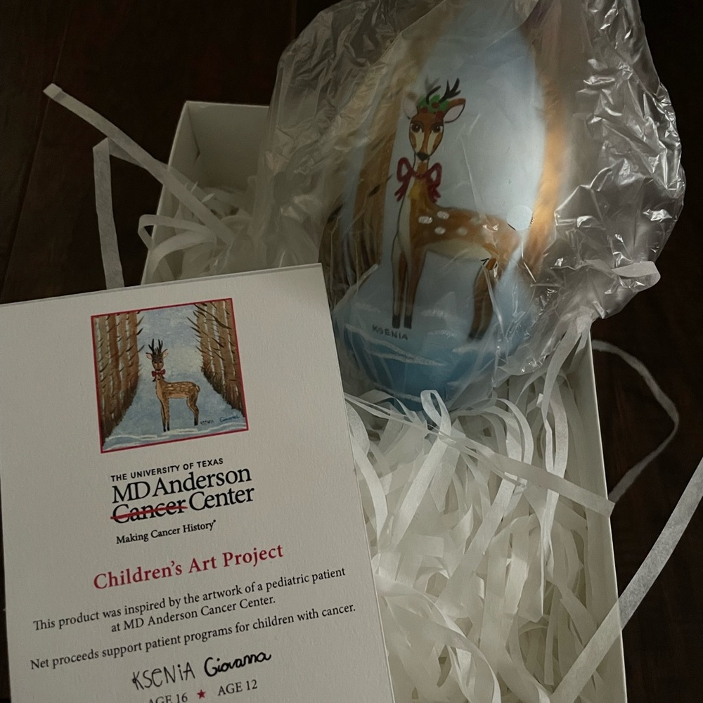 Radko Deer Ornament - NIB